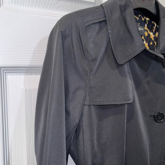 ⭐️ ACCEPTING OFFERS ⭐️ANN TAYLOR Rain Trench JACKET SZ S - Picture 4 of 9